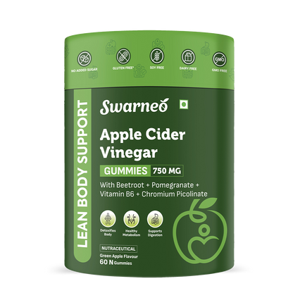 Swarneo Apple Cider Vinegar  Gummies – convenient supplement for adults seeking natural detox and digestive support.