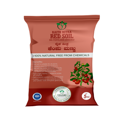 100% organic red soil for plants