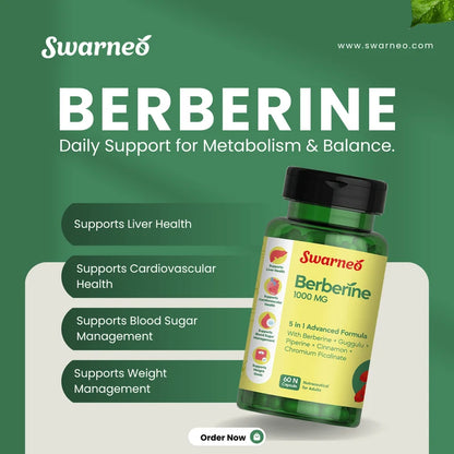 Swarneo - Berberine 1000mg Capsule