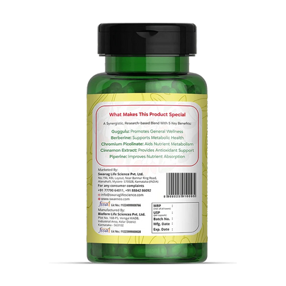 Swarneo - Berberine 1000mg Capsule